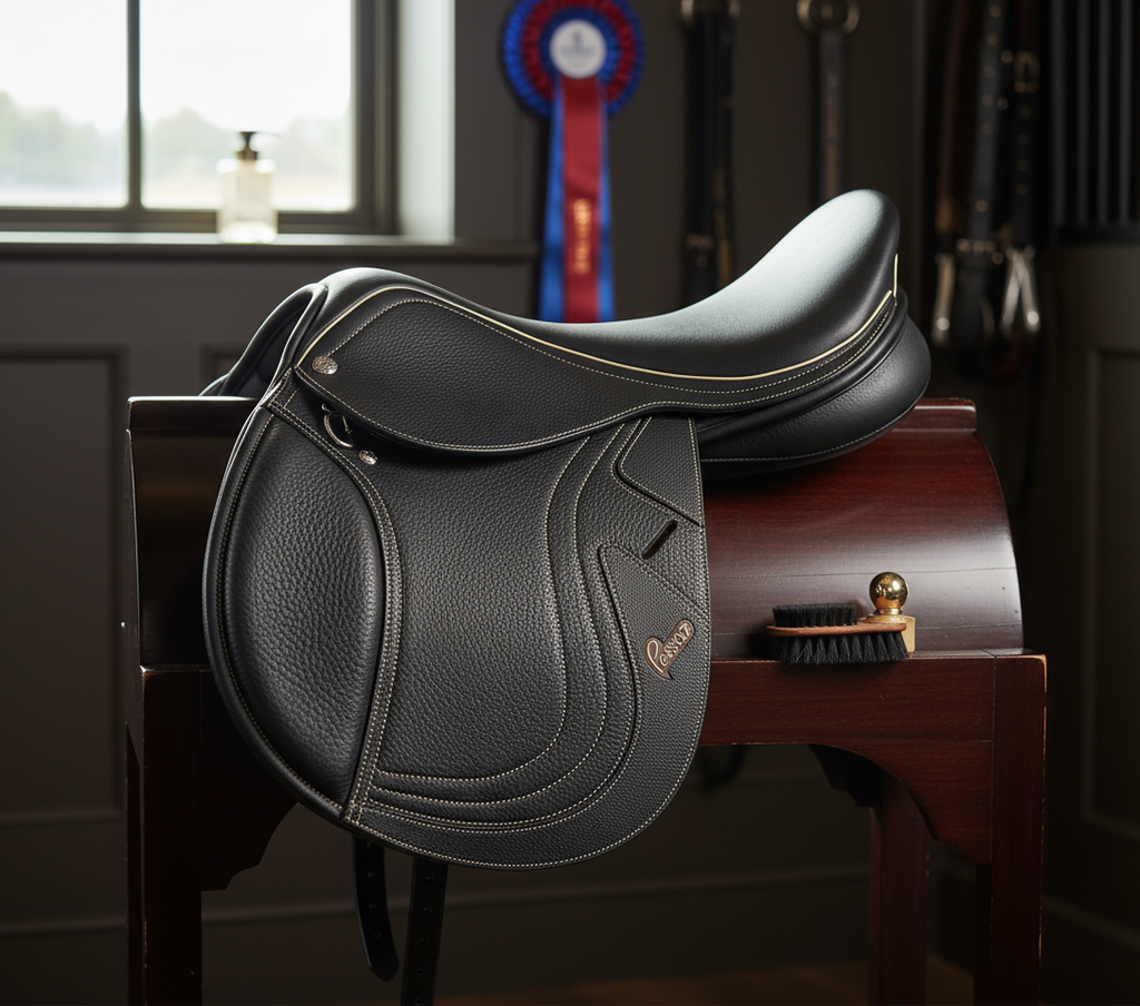 Pessoa Legend Pony saddle in black leather